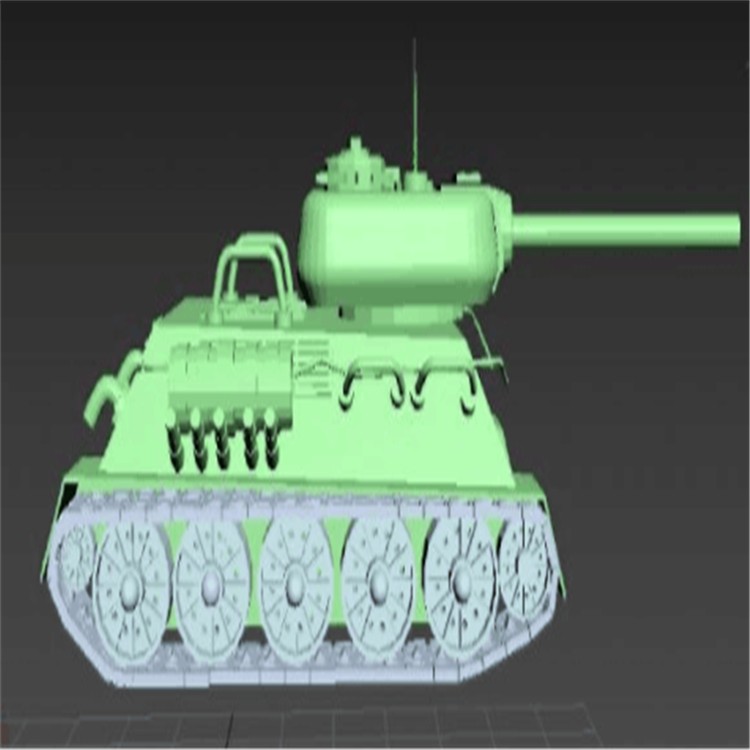 容县充气军用坦克模型